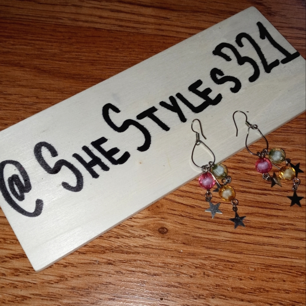 Cute Small Bangling Star Earrings